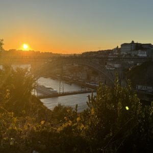 coucher de soleil porto